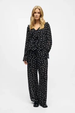 Pantalón gasa estampado