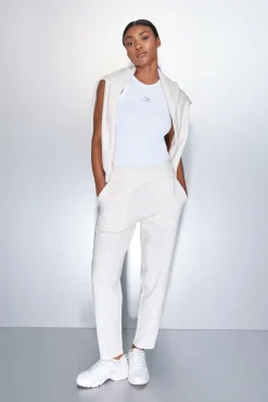 Pantalón jogger blanco