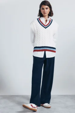 Pantalón jogger rayas lateral