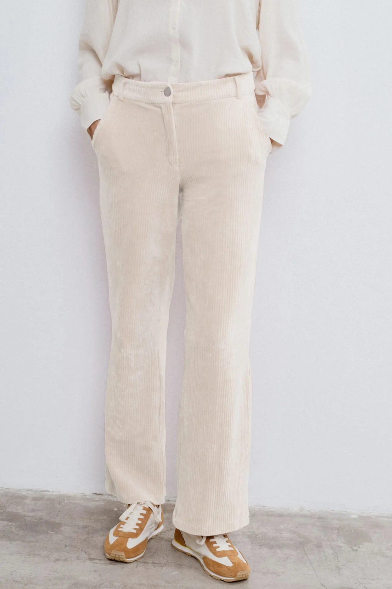 Pantalón largo de pana