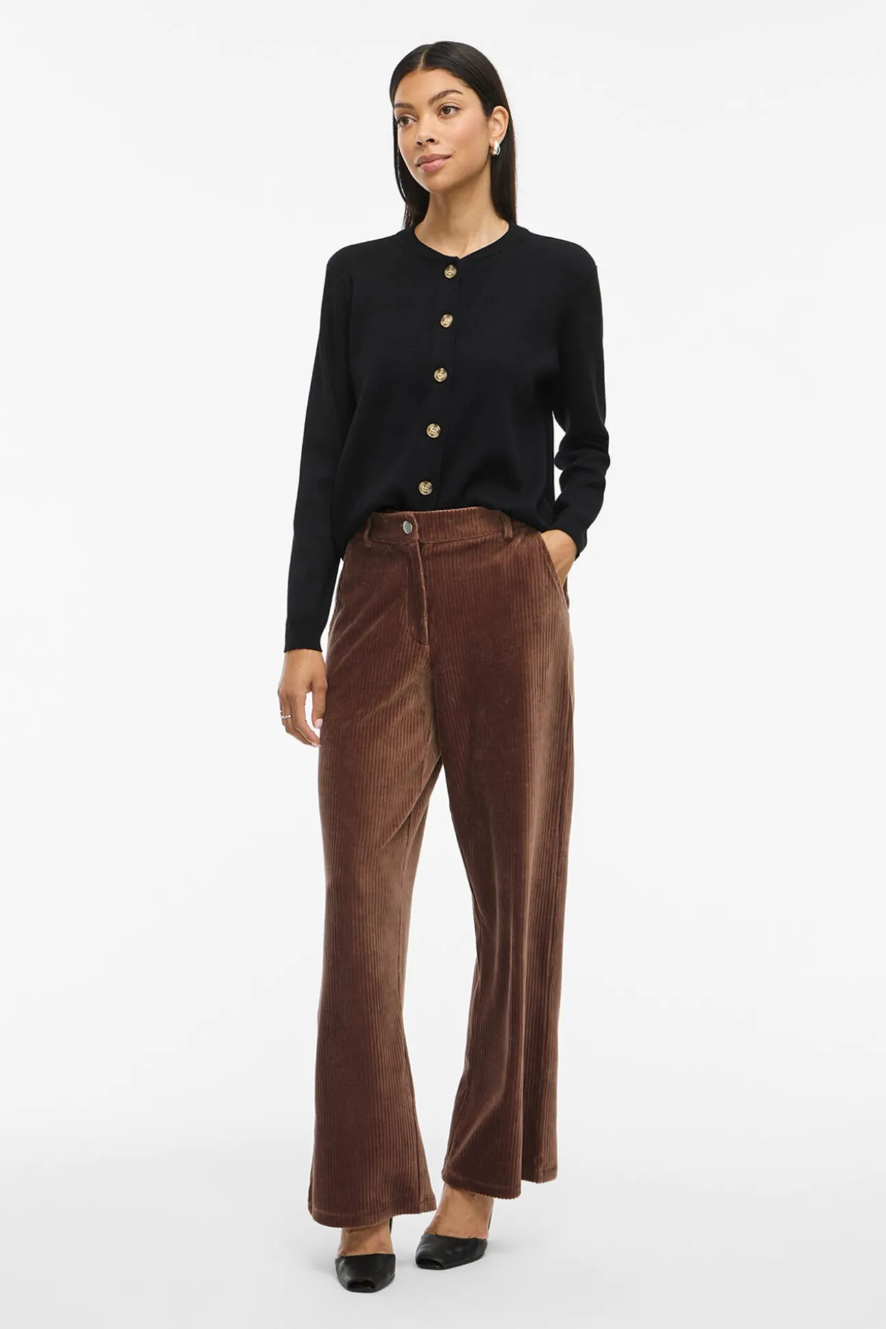 Pantalón largo de pana