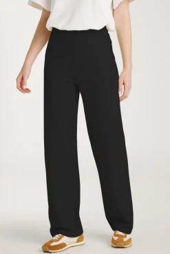 Pantalón largo de punto con viscosa