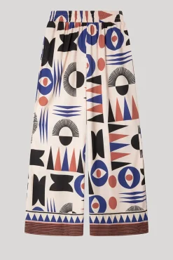 Pantalón largo motivos geométricos