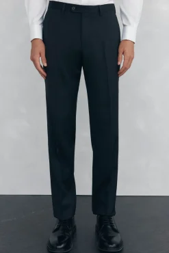 Pantalón liso tailored bi-stretch