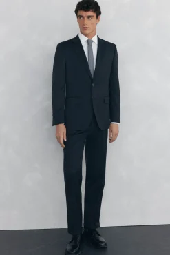 Pantalón liso tailored bi-stretch