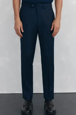 Pantalón ojo de perdiz bi-stretch slim fit