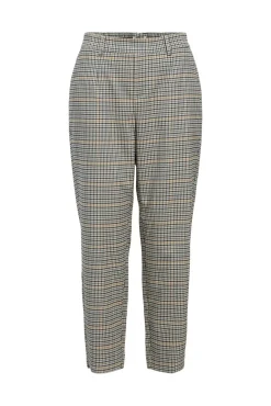 Pantalón slim cuadros
