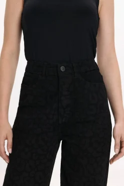 Pantalón vaquero animal print