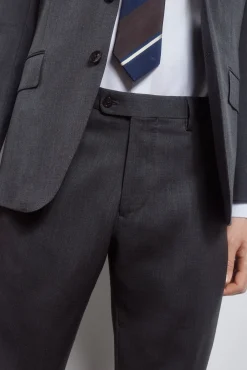 Pantalon liso bi-stretch tailored