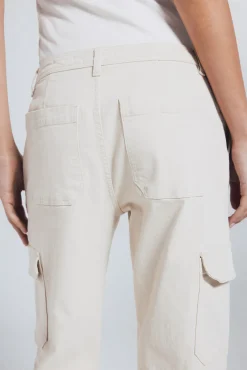 Pantalones cargo algodón