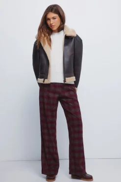 Pantalones jogger cuadros