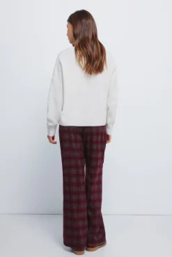 Pantalones jogger cuadros