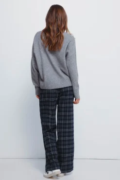 Pantalones jogger cuadros