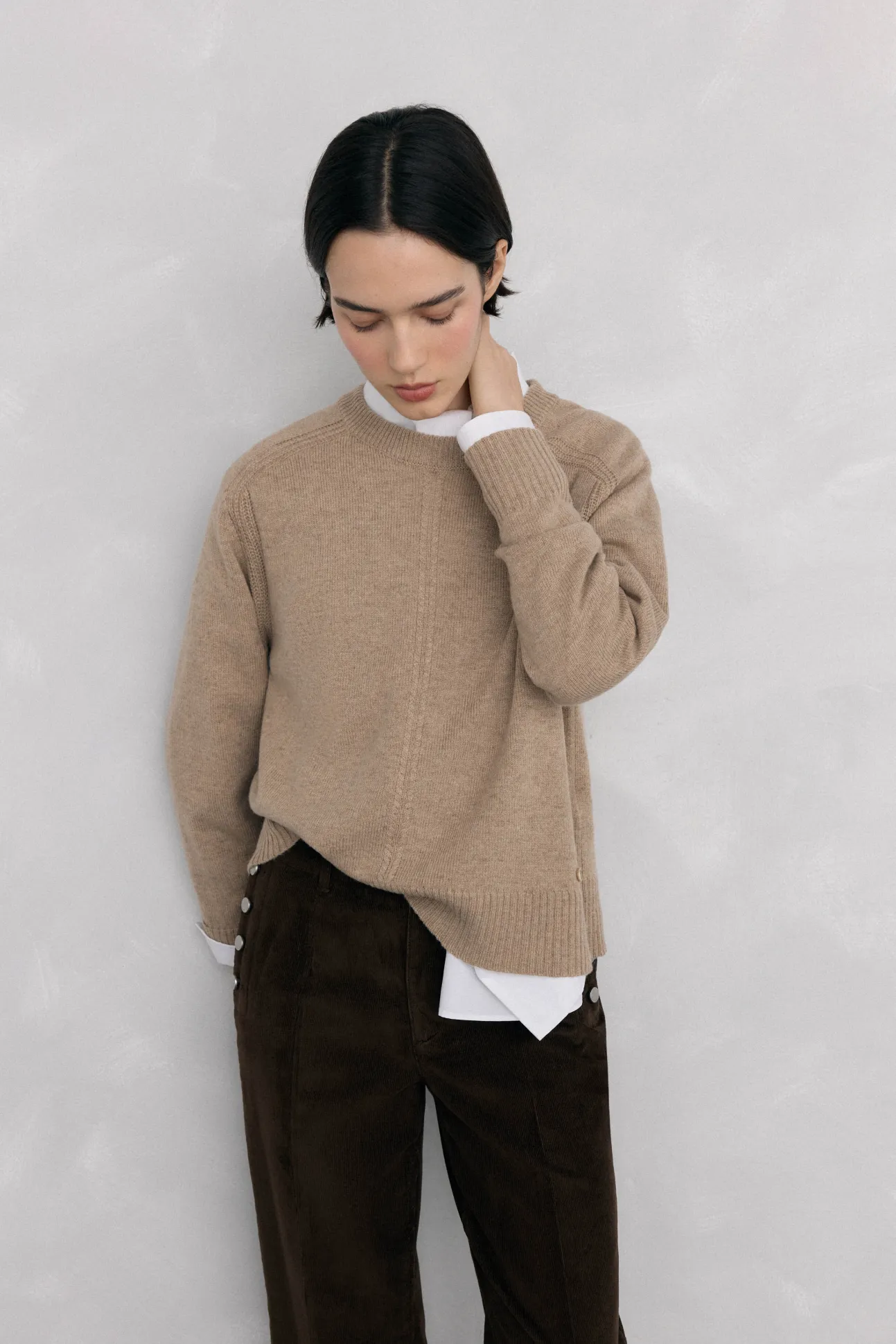 Pantalones pana slim classic