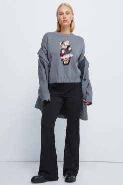 Pantalones rayas flare