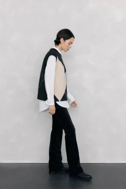 Pantalones terciopelo push up flare