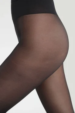 Panty moldeador opacas sin demarcación negro 25 DEN