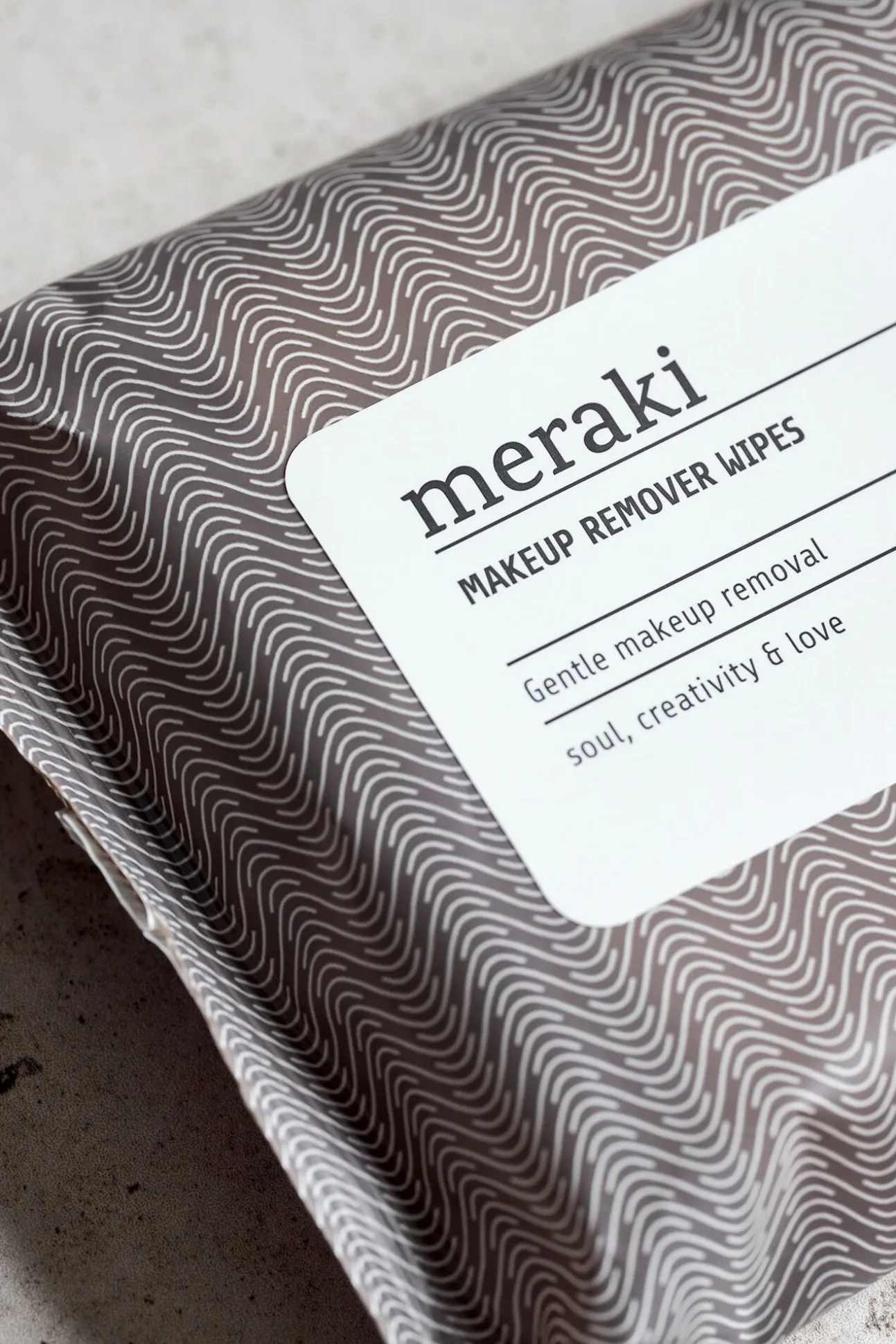 Paquete de toallitas refrescantes