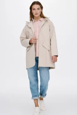 Parka 3/4 con capucha