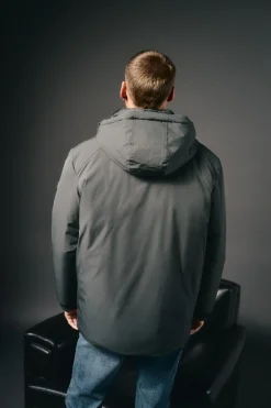 Parka acolchada capucha