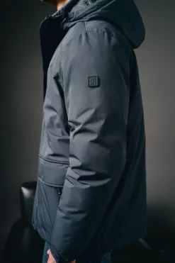 Parka acolchada capucha