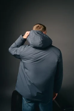 Parka acolchada capucha