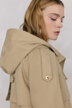 Parka acolchada capucha