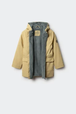 Parka amarillo pastel niño