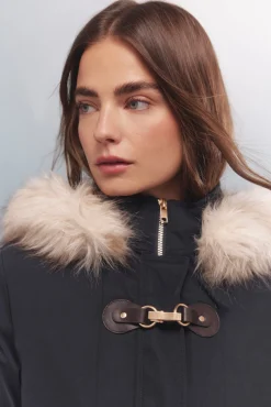 Parka capucha cierre metálico Sorona Aura