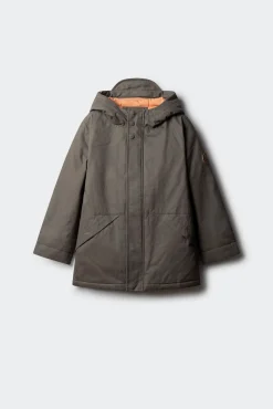 Parka gris niño