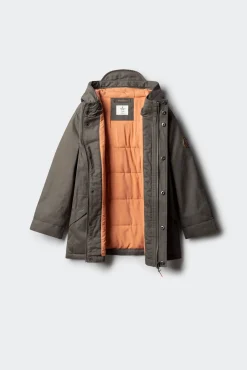 Parka gris niño