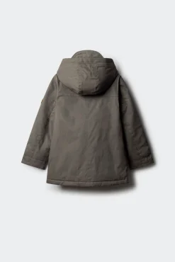 Parka gris niño