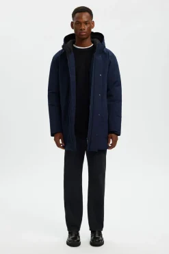 Parka impermeable con capucha