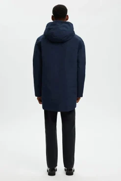 Parka impermeable con capucha