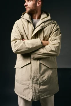 Parka larga acolchada