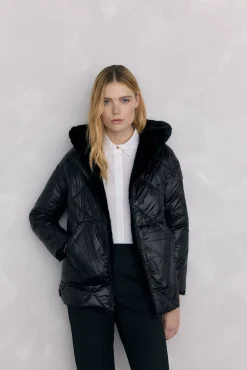 Parka reversible pelo