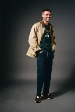 Parka tejido efecto encerado