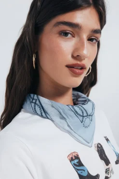 Pañuelo bandana chica cowboy caballo