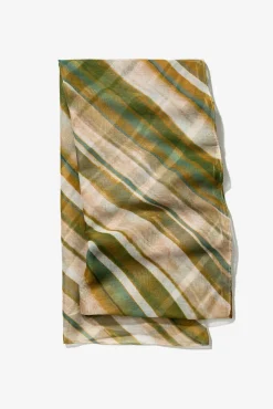 Pañuelo Estampado con Efecto Lino