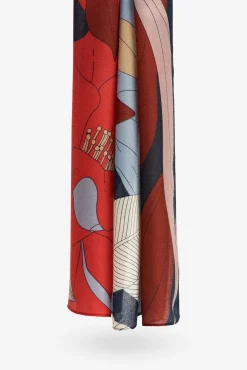 Pañuelo Rectangular Estampado Floral