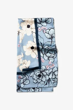 Pañuelo Satinado Estampado Floral