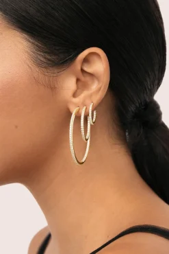 Pendientes Aro Scarlett L Baño Oro