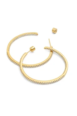 Pendientes Aro Scarlett L Baño Oro