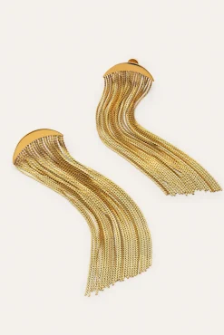 Pendientes Cleopatra Acero Baño Oro