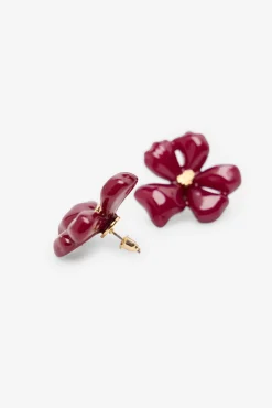 Pendientes de flor vintage