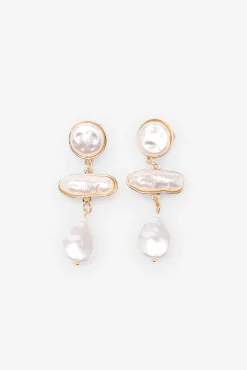 Pendientes de perla madre