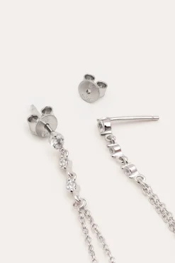 Pendientes Estrella Fugaz Plata