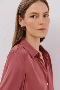 Pendientesbotón lacado