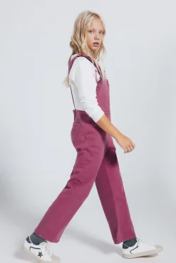 Peto largo volantes niña