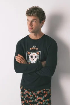 Pijama largo 100% algodón 